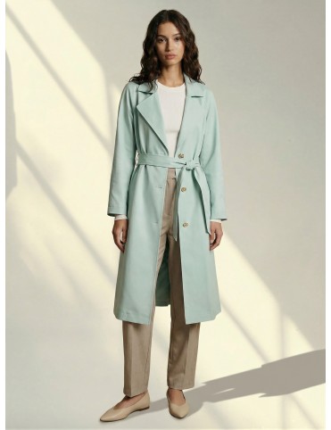 Trench dama Baby Mint