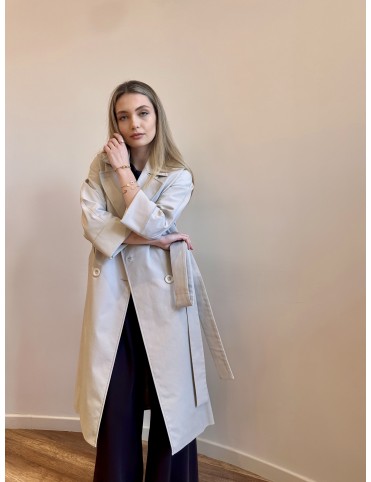 Trench dama Light Grey