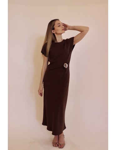 Rochie dama cold brown belt