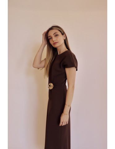 Rochie dama cold brown belt