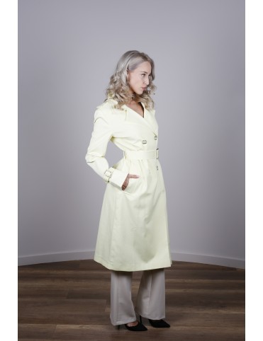 Trench de dama baby yellow